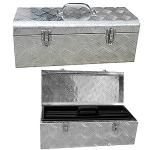 Aluminium tool boxes with tool tray