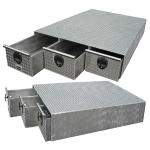 Aluminum truck bed drawer tool box