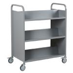 Metal Bookshelf Cart