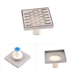 Stainless steel square floor drains